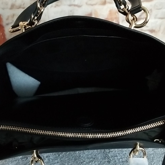 New Michael Kors Cece Ribbon Chain Leather Tote - Picture 8 of 11